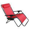 Verona Zero Gravity Chair, E-Coated Steel Frame, Red, XL