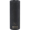 SAE Deep Impact Socket, 6-Point, Black Oxide, 1/2-In. Drive, 3/4-in.