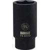 SAE Deep Impact Socket, 6-Point, Black Oxide, 1/2-In. Drive, 1-1/8-In.