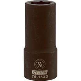 SAE Deep Impact Socket, 6-Point, 3/4-In. Drive, 7/8-in.