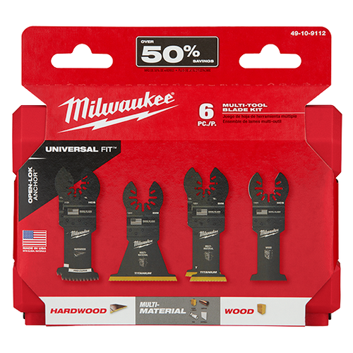 Milwaukee® Open-Lok™ Multi-Tool Blade (49-10-9112 - 6 PC / Kit)