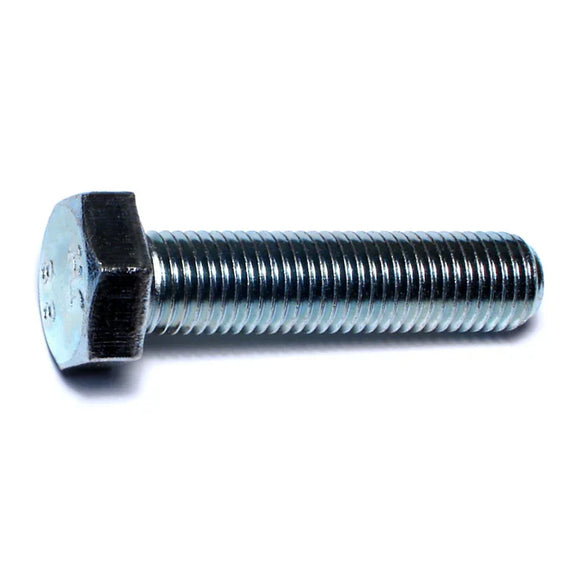 Monster Fastener Zinc Plated Class 8.8 Steel Fine Thread Hex Cap Screws (12mm-1.5 x 40mm)