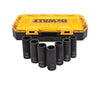 Dewalt 7 Piece Full Metric 1/2 Deep Impact Socket Set in Toughbox (1/2 (7 Piece))