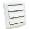 Dundas Jafine ProVent 4 In. White Plastic Replacement Vent Cap