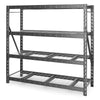 Gladiator 77 Wide Heavy Duty Rack With Four 24 Deep Shelves (77 width x 72 height x 24 depth)