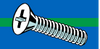 Midwest Fastener Phillips Flat Machine Screws 1/4-20 x 1 (1/4-20 x 1)