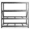 Gladiator 77 Wide Heavy Duty Rack With Four 24 Deep Shelves (77 width x 72 height x 24 depth)