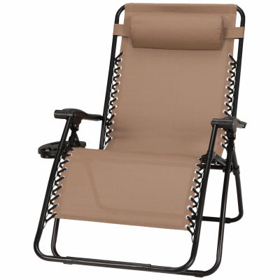 Four Seasons Courtyard Sunny Isles Zero Gravity Chair Coated Steel Frame