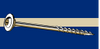 Midwest Fastener SaberDrive Platinum Lag Screws