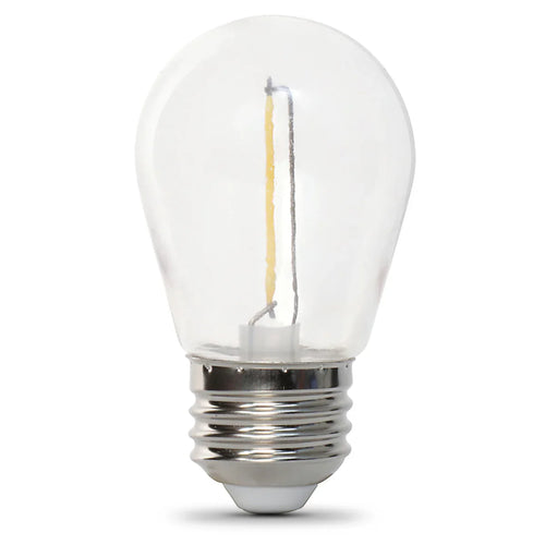 Feit Electric 1W (11W Replacement) Warm White (2200K) E26 Base S14 Filament LED String Light Bulb Replacement