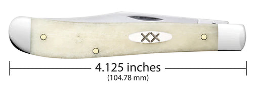 Case Smooth Natural Bone Slimline Trapper