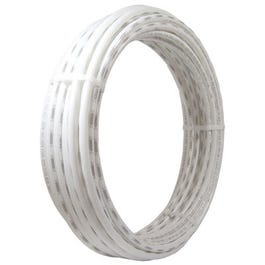 PEX Coil Pipe, White, 1/4-In. Copper Tube Size x 50-Ft.