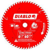 Finish Circular Saw Blade, 6-1/2-In. x 60T