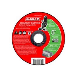 Masonry Cut-Off Disc, 5 x 1/16 x 7/8-In.