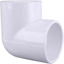 Genova PVC SCH 40 Fittings 90° Elbow (White)