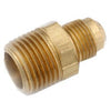 Pipe Fittings, Flare Connector, Lead Free Brass, 1/2 x 3/8-In. MPT