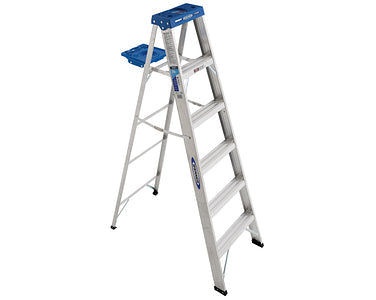 Werner 6ft Type I Aluminum Step Ladder 366 (6 ft.)