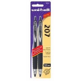 2-Pack Uni-Ball 207 Black Ink Gel Pens