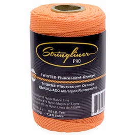 Construction Line, Fluorescent Orange, 1/2-Lb., 540-Ft.