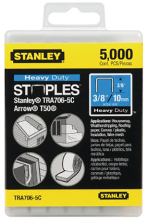 HD STAPLES 3/8IN YEL/BLA 5000PK