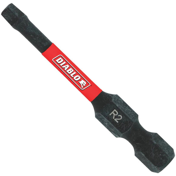 Diablo #2 Square Recess 2 In. Power Impact Screwdriver Bit