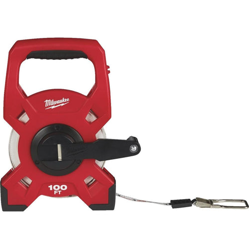 Milwaukee 100 Ft. Fiberglass Open Reel Tape