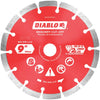 Diablo 9 In. Segmented Rim Dry/Wet Cut Diamond Blade