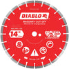 Diablo 14 In. Segmented Rim Dry/Wet Cut Diamond Blade