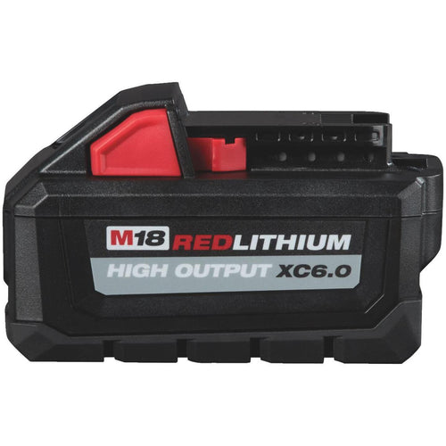 Milwaukee M18 REDLITHIUM 18 Volt Lithium-Ion 6.0 Ah High Output XC Tool Battery