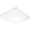 Lithonia 12 In. White Square LED Flush Mount Light Fixture