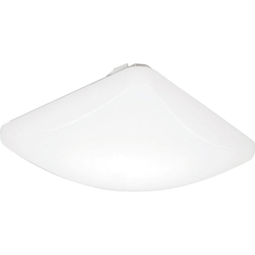 Lithonia 12 In. White Square LED Flush Mount Light Fixture