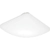 Lithonia 15 In. White Square LED Flush Mount Light Fixture