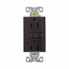 Eaton Cooper Wiring GFCI Receptacle 15A, 125V Brown