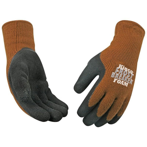 Kinco Frostbreaker Foam Latex Gripping Glove (Medium Brown/Gray)